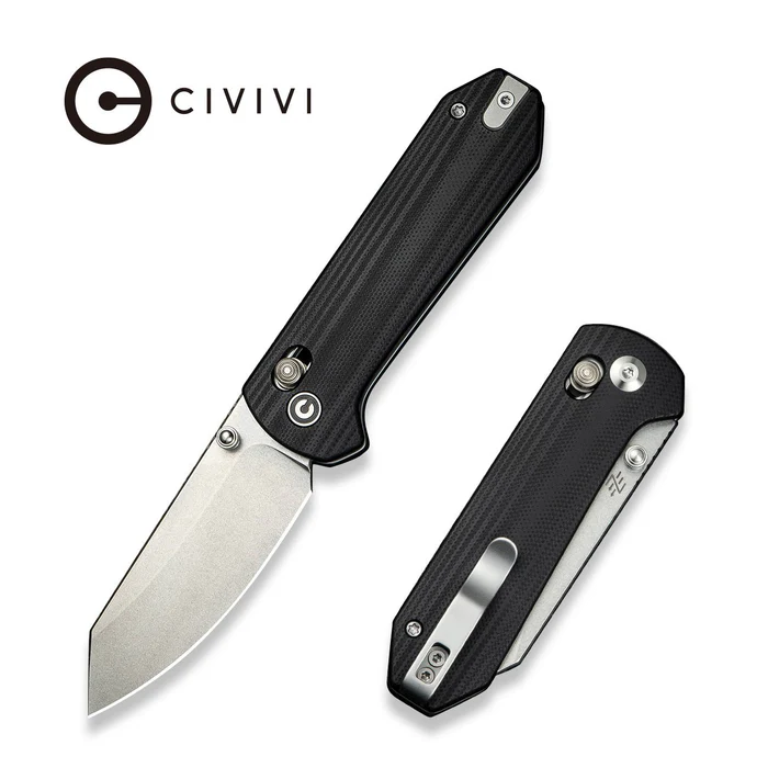 CIVIVI Yonder Thumb Stud & Crossbar Lock Knife G10 Handle