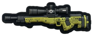 Tsno 3D GUN PVC PATCH
