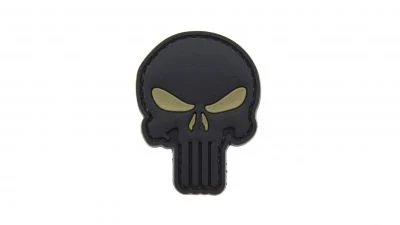Tsno Punisher Cut Out PVC Patch Tan Eyes