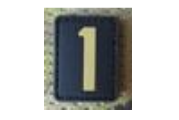 Tsno Number 1 PVC Patch Tan