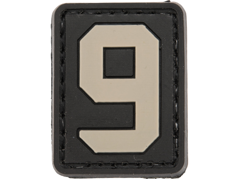 Tsno Number 9 PVC Patch Gray