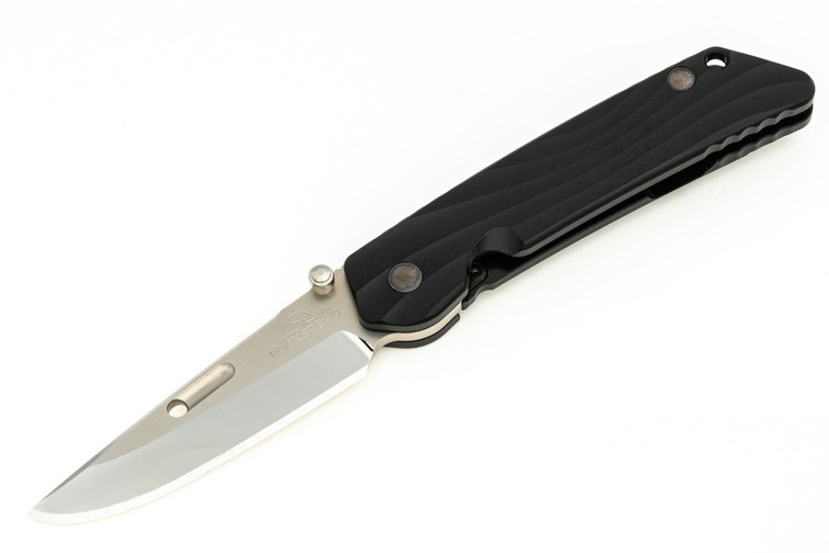 Rockstead Hizen - Polished Blade - Black Handle