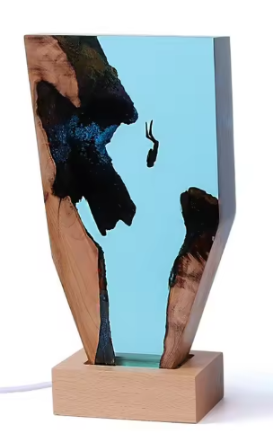 Resin LED Light Set Solo Diving cave exploration