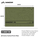 Shine trip Tactical Picnic Mat Green - Large