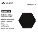 Shine trip Silicone fireproof cloth Hexagon - Small