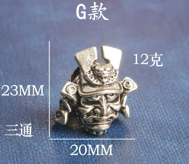 Beads Samurai Warrior - Silver