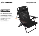 Shine trip six-gear adjustable recliner chair - Black 