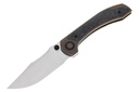 Brian Brown Raptor V2 - Bronze Anodized Titanium - Marbled Carbon Fiber Inlay - PVD Accents