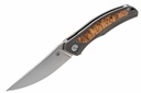 Shirogorov Ursus Quantum - Titanium - Curly Birch Inlay