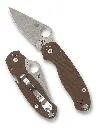 Spyderco Para 3 Brown G-10 CPM 15V Sprint Run