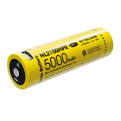 [NL2150HPR] Nitecore Battery NL2150HPR 5000MAH