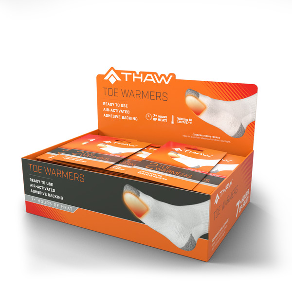 THAW - 40 Pairs-Disposable Toe Warmers | Nitecore Flashlight